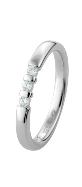 530130-Y520-001 | Memoirering Celle 530130 600 Platin, Brillant 0,090 ct H-SI∅ Stein 2,0 mm 100% Made in Germany   831.- EUR   
